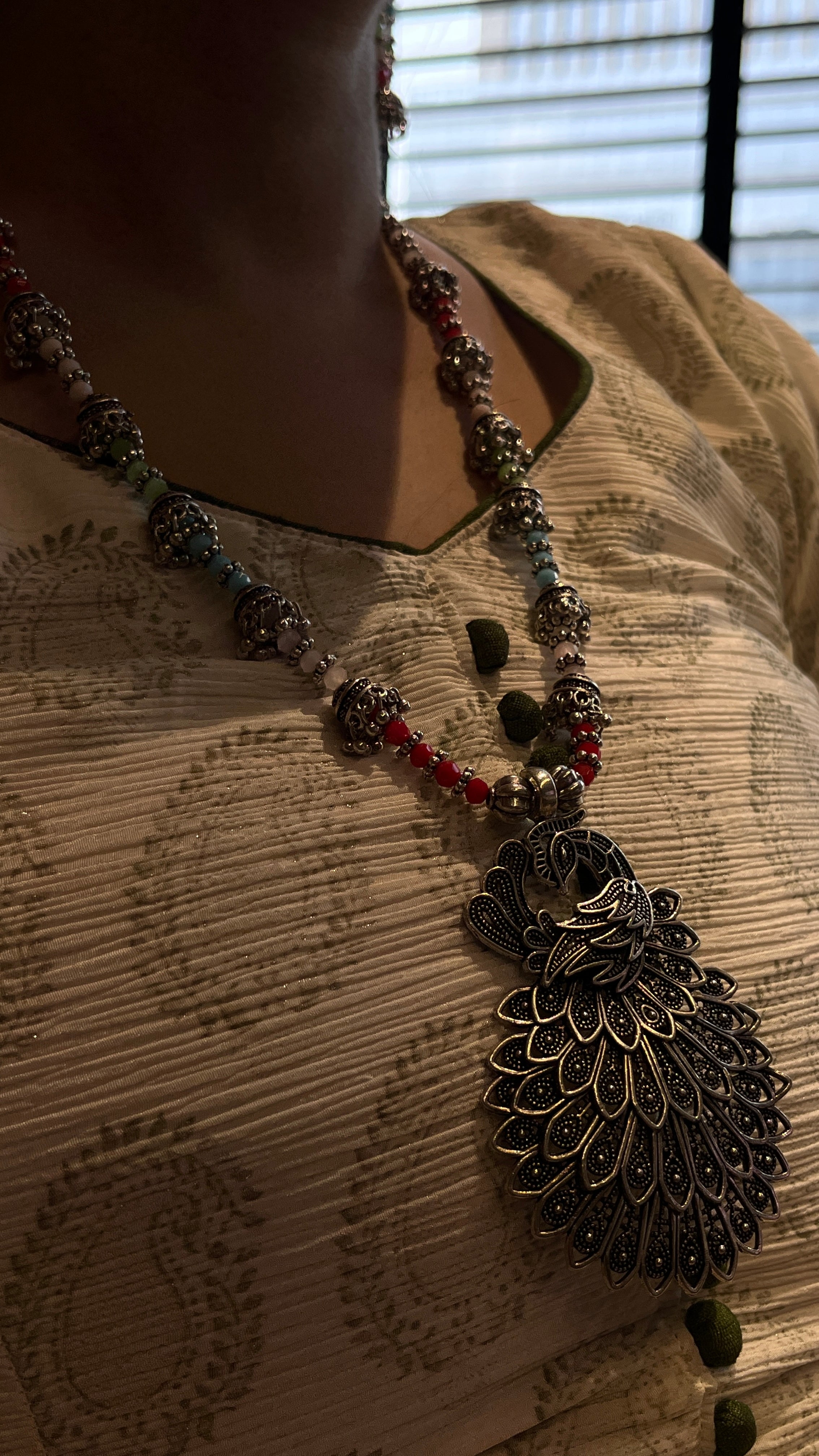 Vedika Folk Radiance Imitation Jewellery Set – Gujarati Festival Look