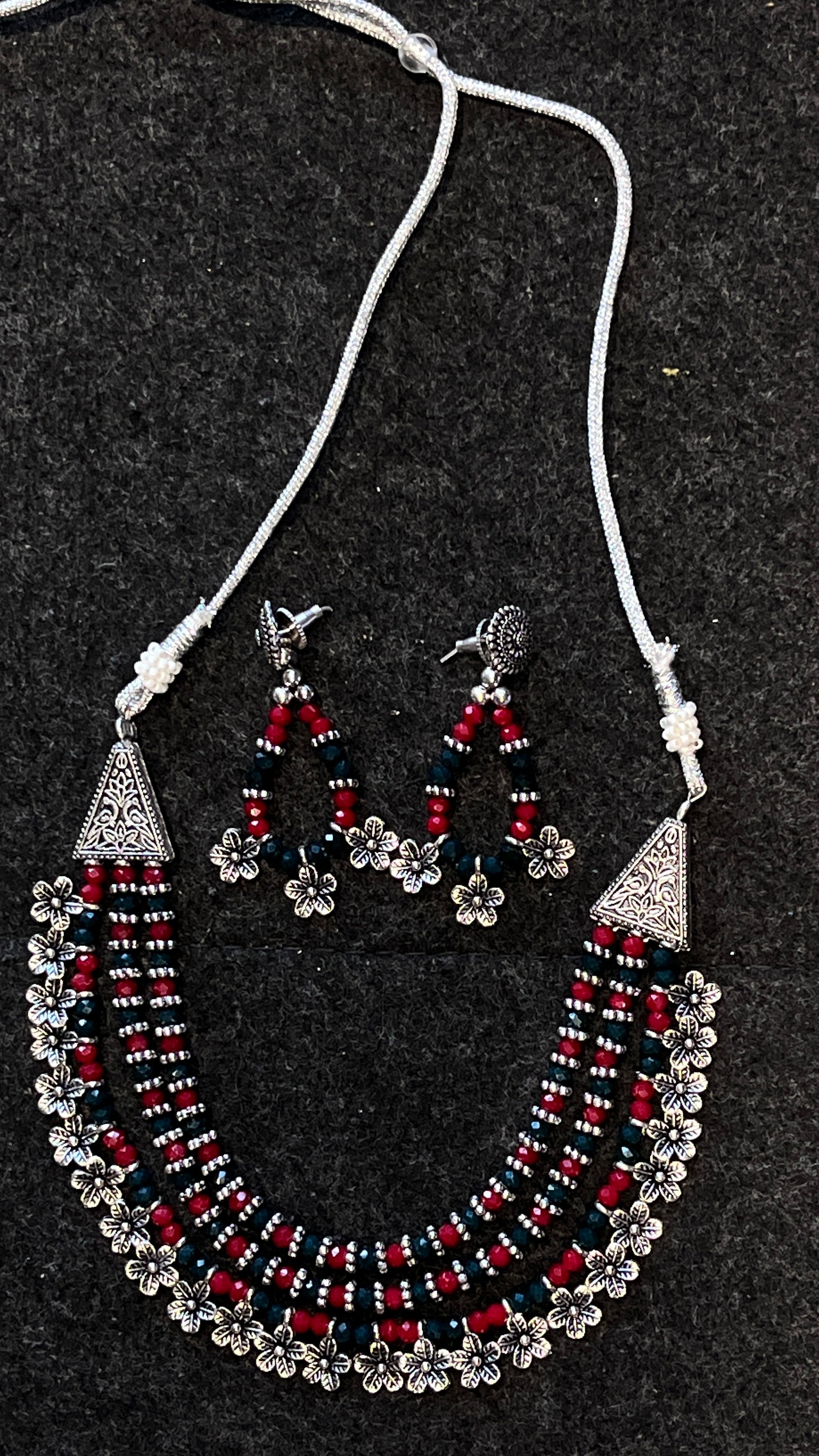 Yashvi Navratri Grace Imitation Jewellery Set – Gujarati Ethnic Jewellery