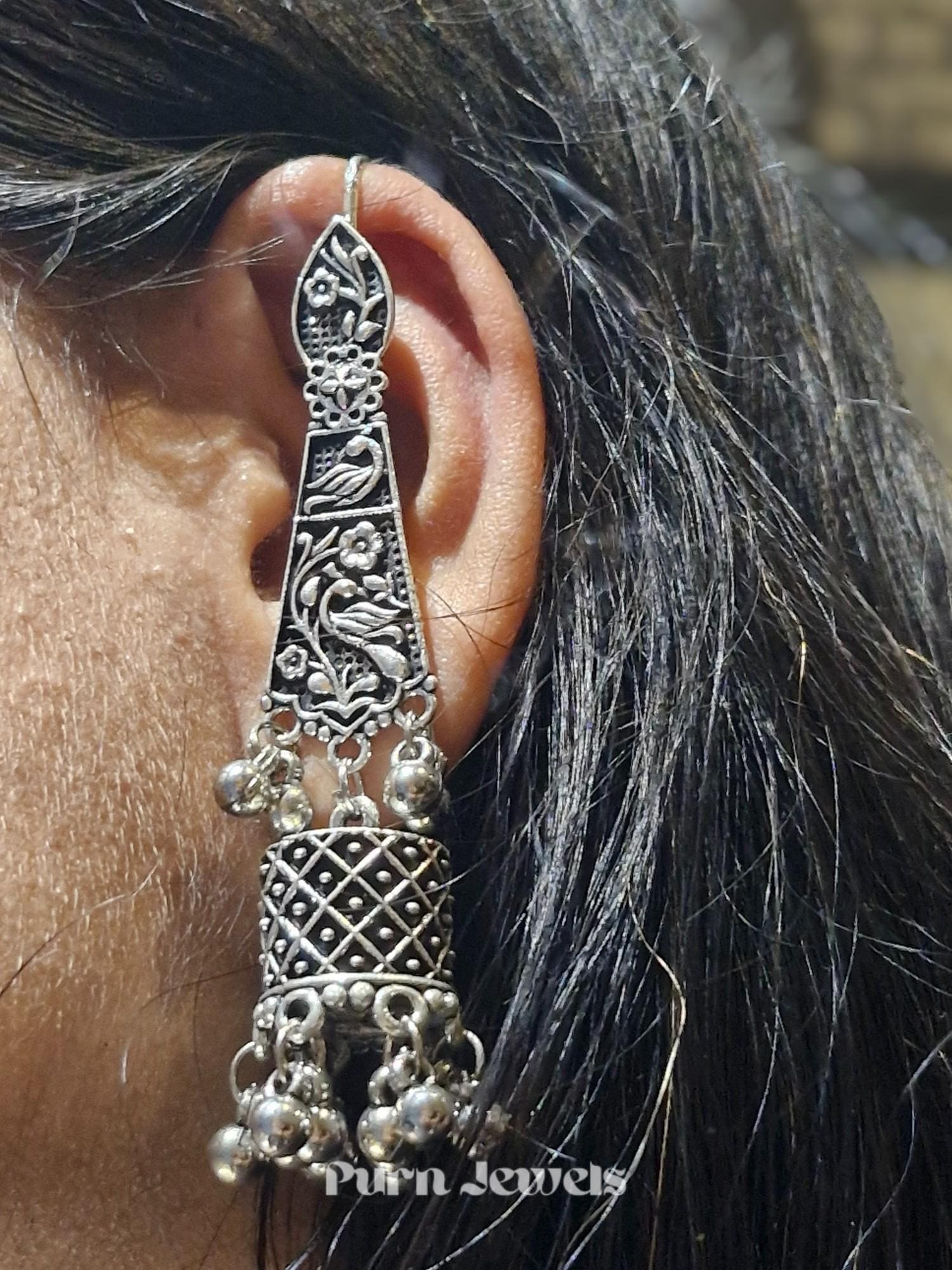 Vritika Ethnic Oxidised Earrings