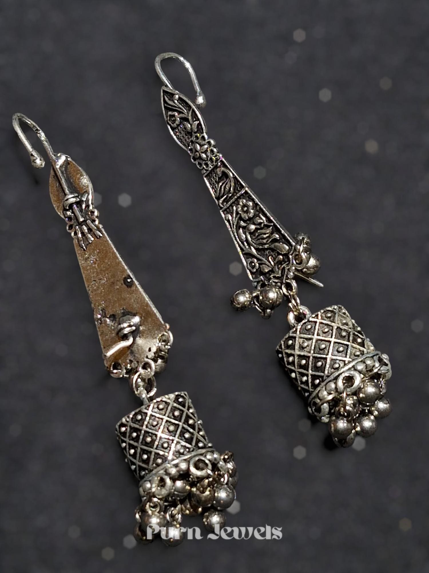 Vritika Ethnic Oxidised Earrings