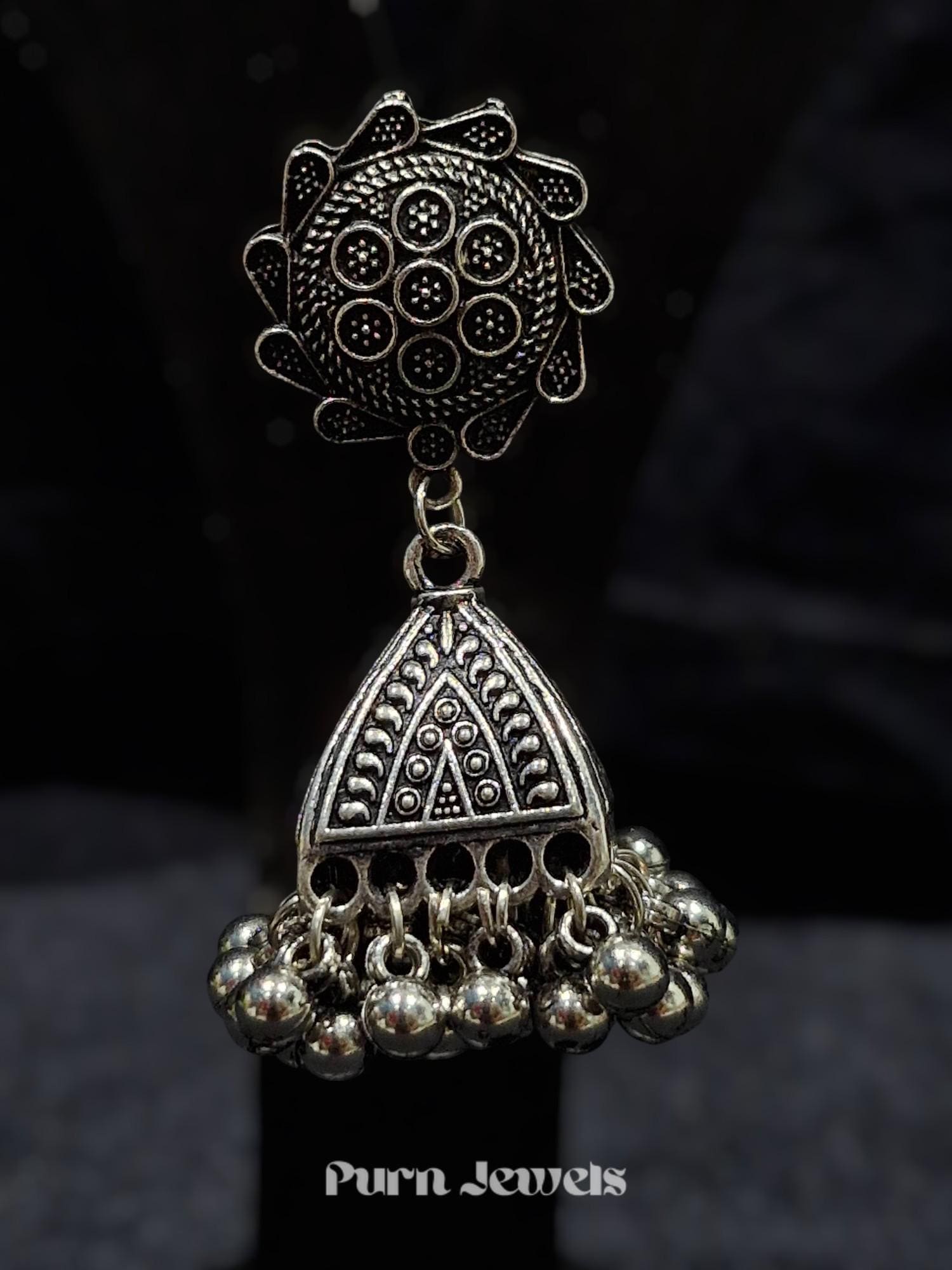 Nitara Jumka Oxidised Jewellery