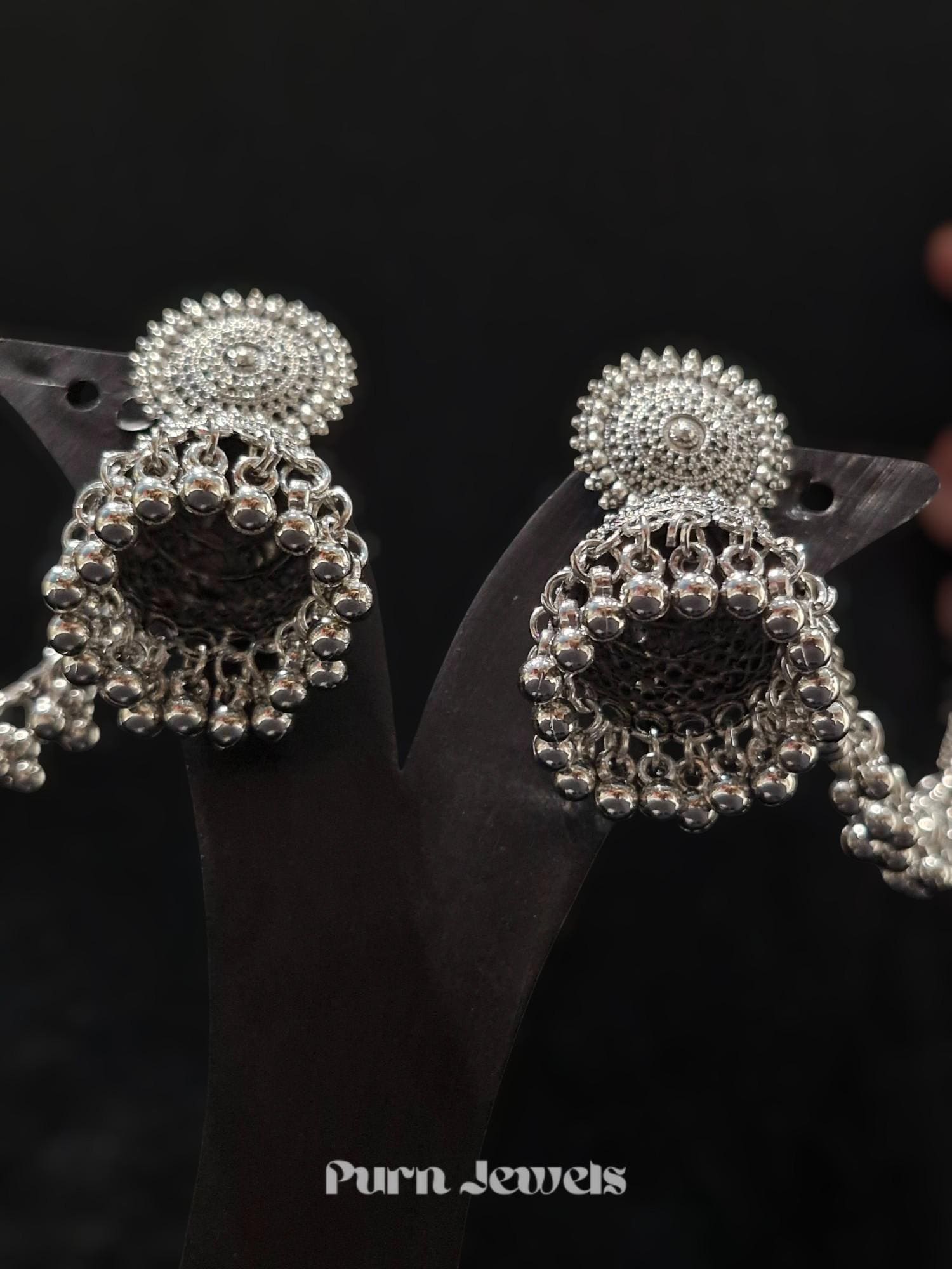 Jeeva Jumka Oxidised Jewellery