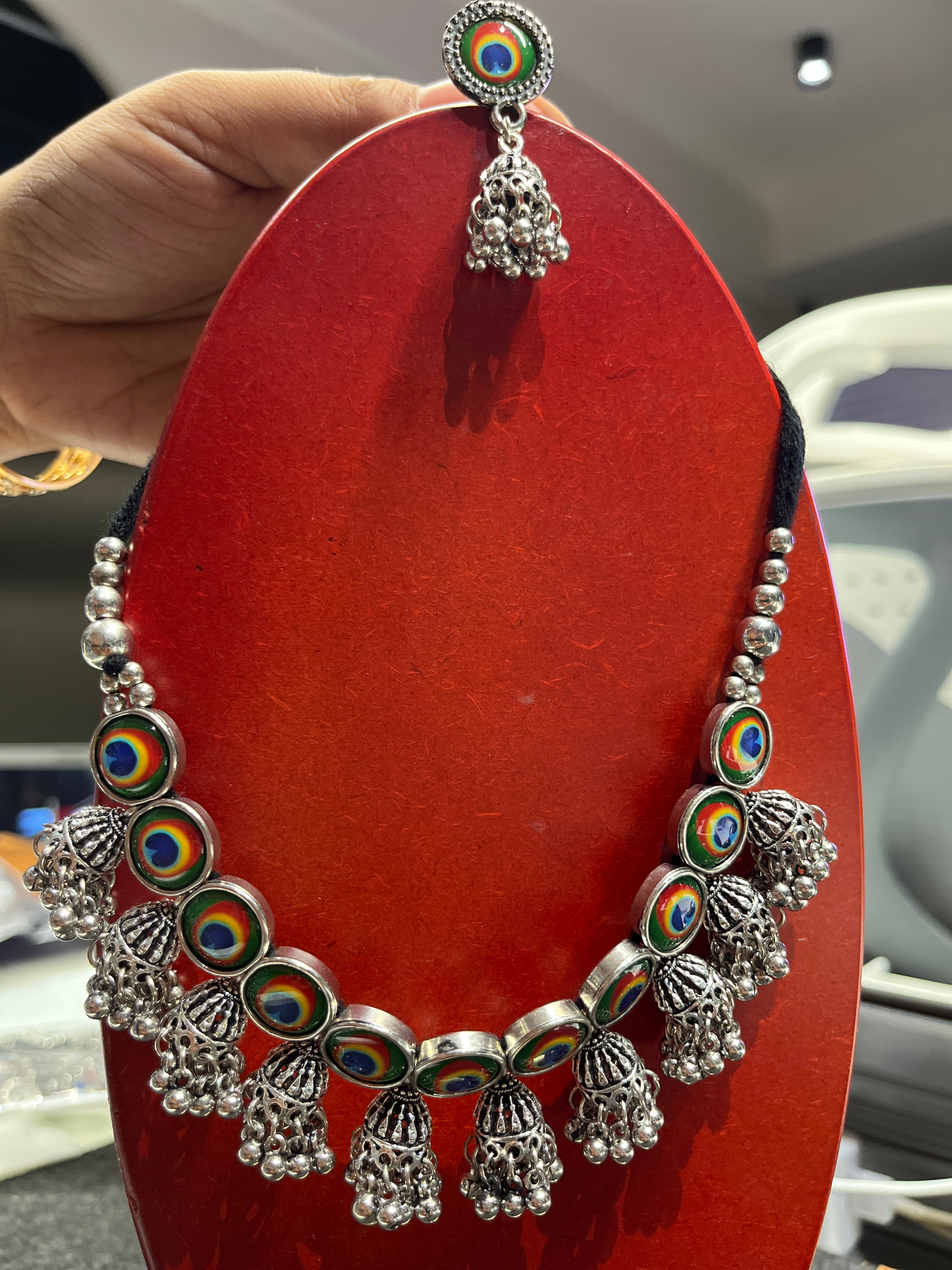 Niyati Oxidised Traditional Gujarati Jewellery Set – Navratri Garba Special