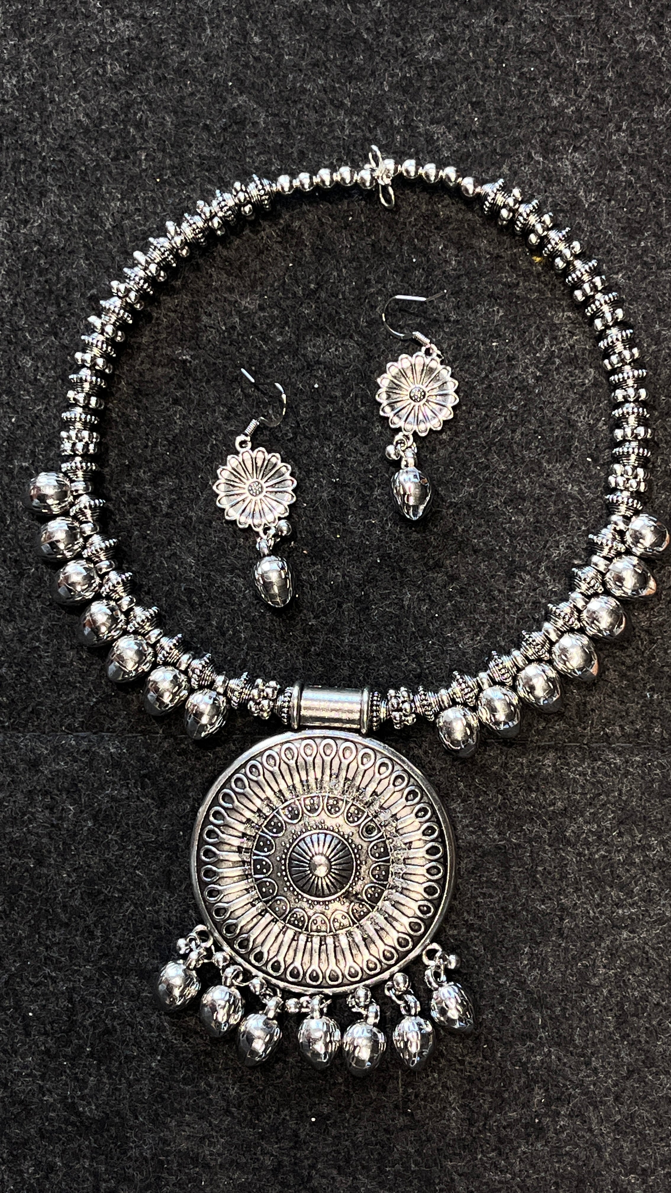 Suhani Oxidised Ethnic Jewellery Set – Perfect for Navratri Garba Nights