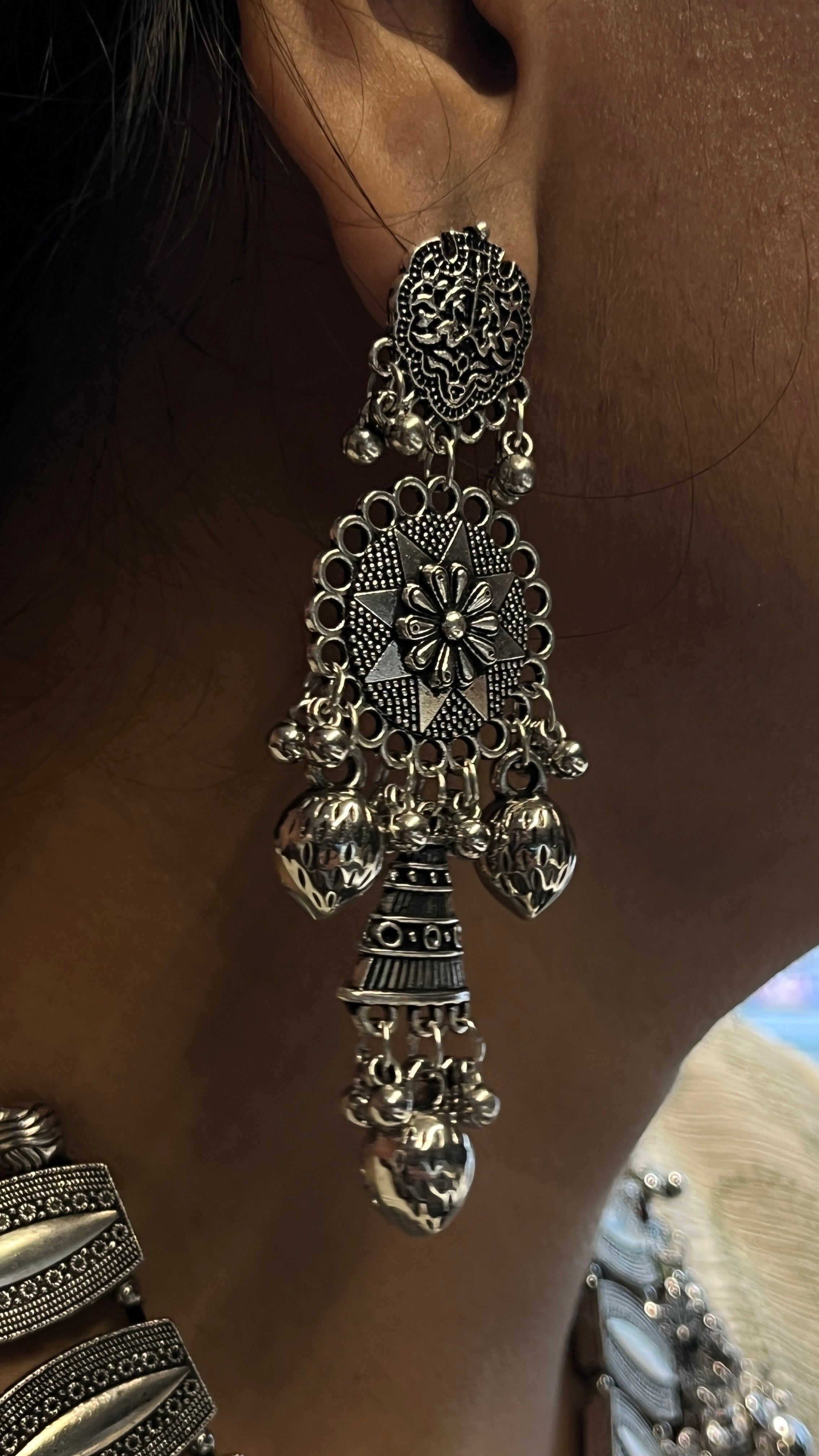 Prachi Ethnic Gujarati Oxidised Jewellery Set – Navratri Collection