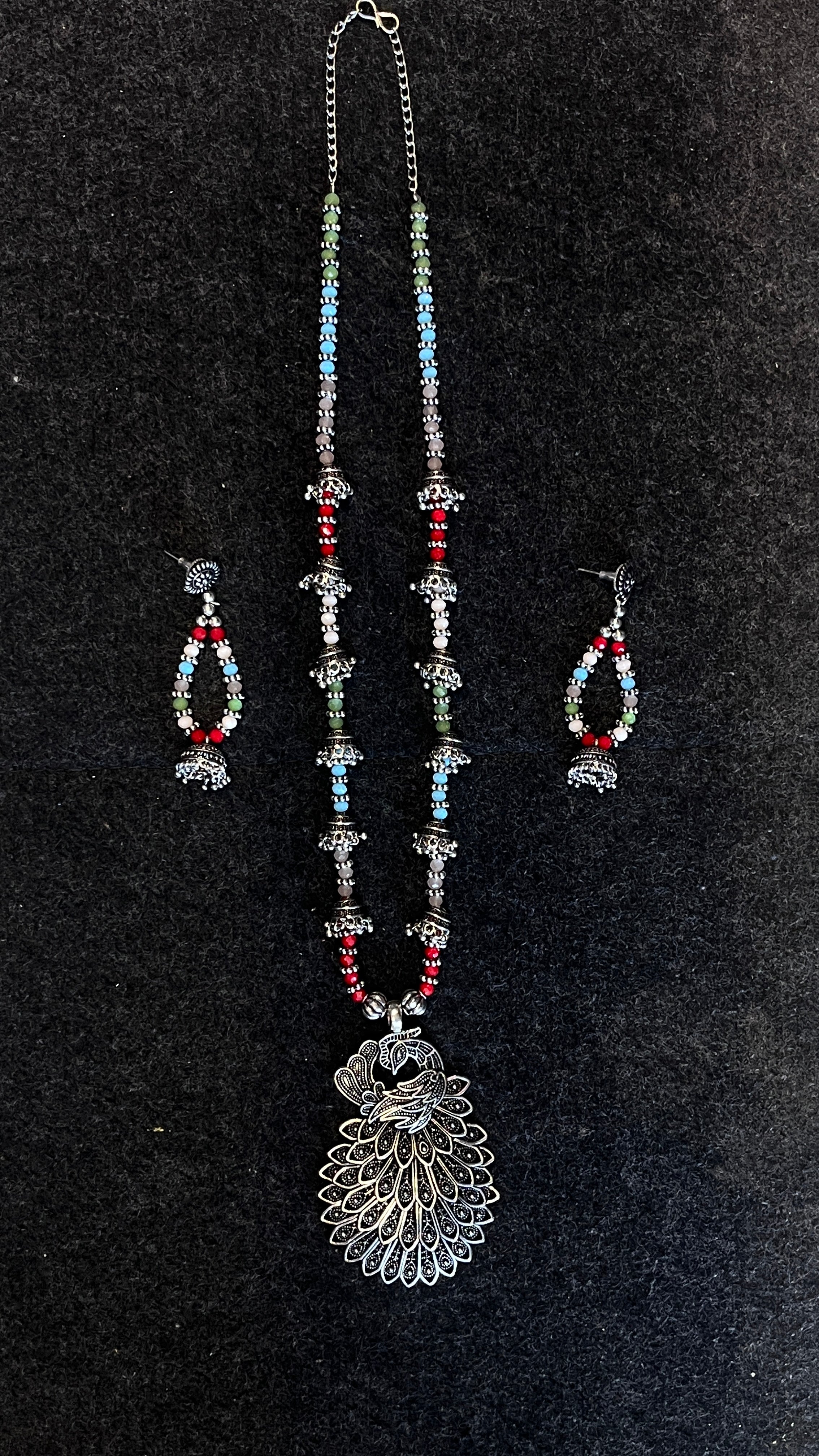 Vedika Folk Radiance Imitation Jewellery Set – Gujarati Festival Look