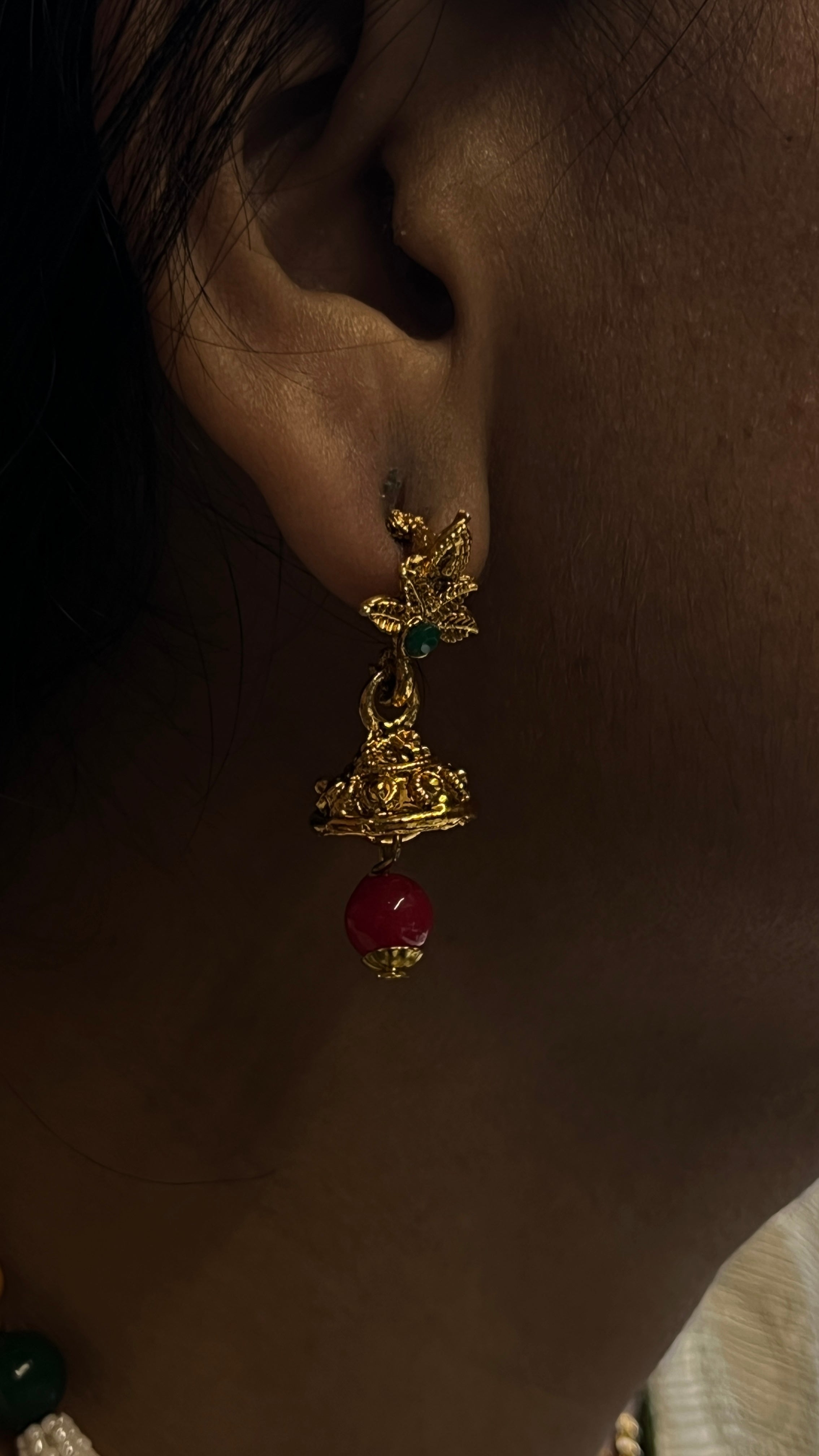 Siya Ethnic Charm Imitation Jewellery with Earrings