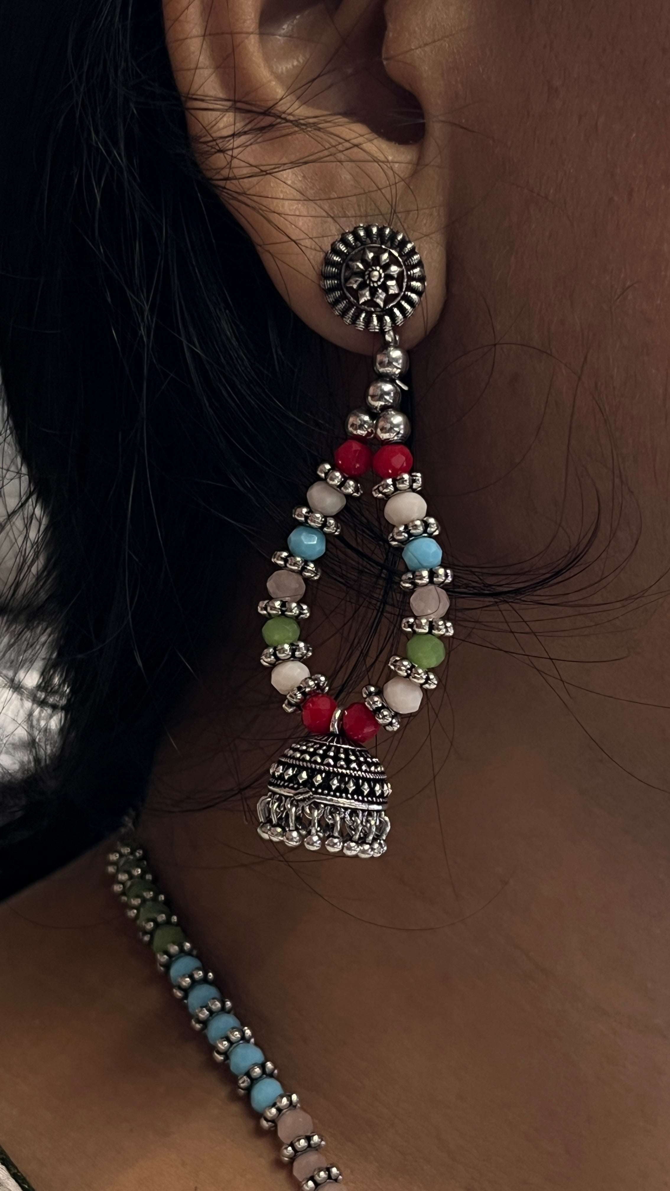 Vedika Folk Radiance Imitation Jewellery Set – Gujarati Festival Look