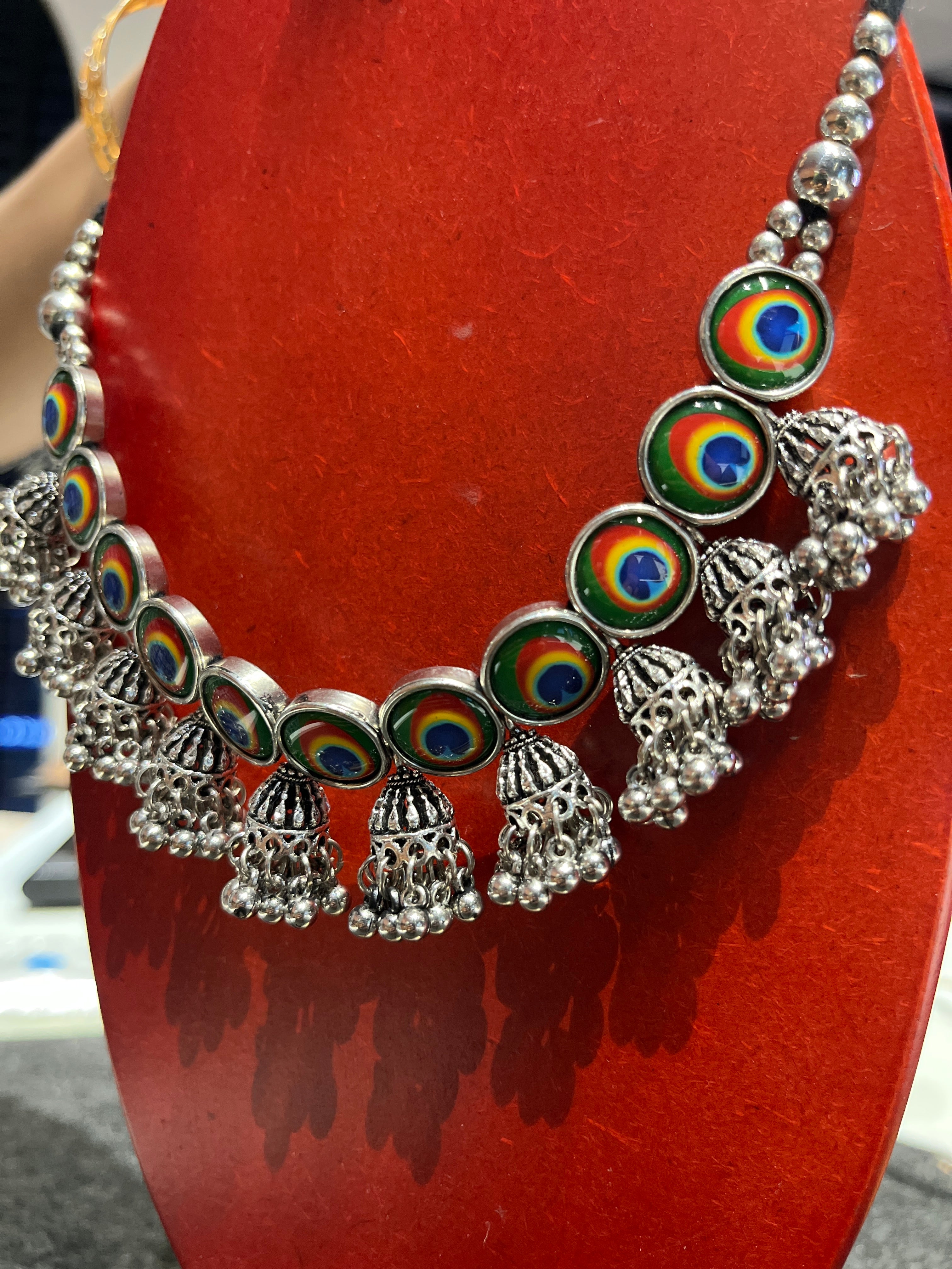 Niyati Oxidised Traditional Gujarati Jewellery Set – Navratri Garba Special