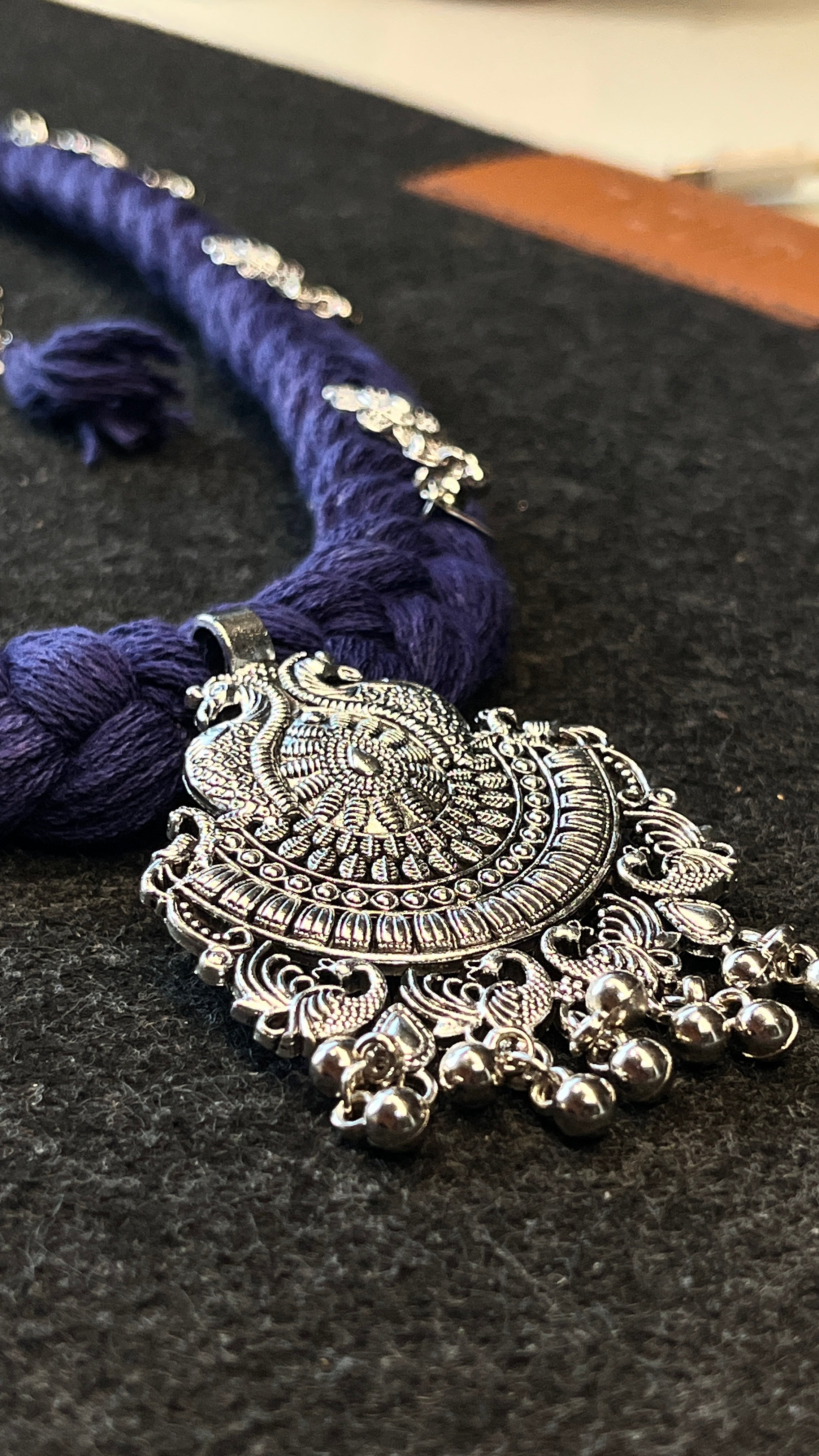 Aahana Oxidised Navratri Jewellery Set with Earrings – Gujarati Ethnic Style