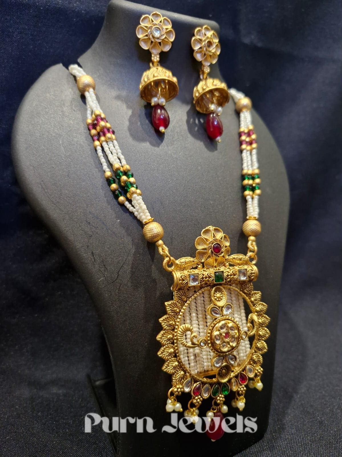 Nidhi Antique Mala Set